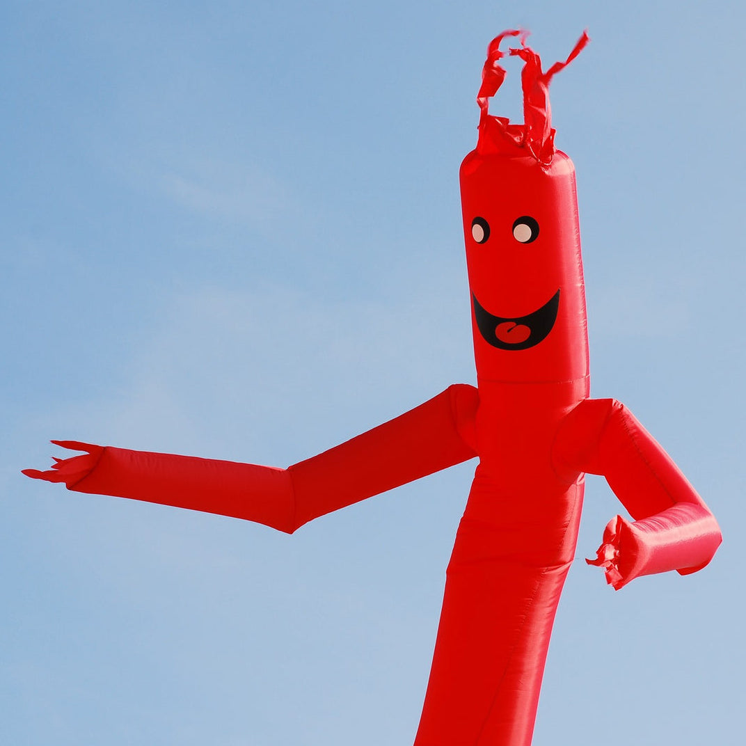 red tube man inflatable
