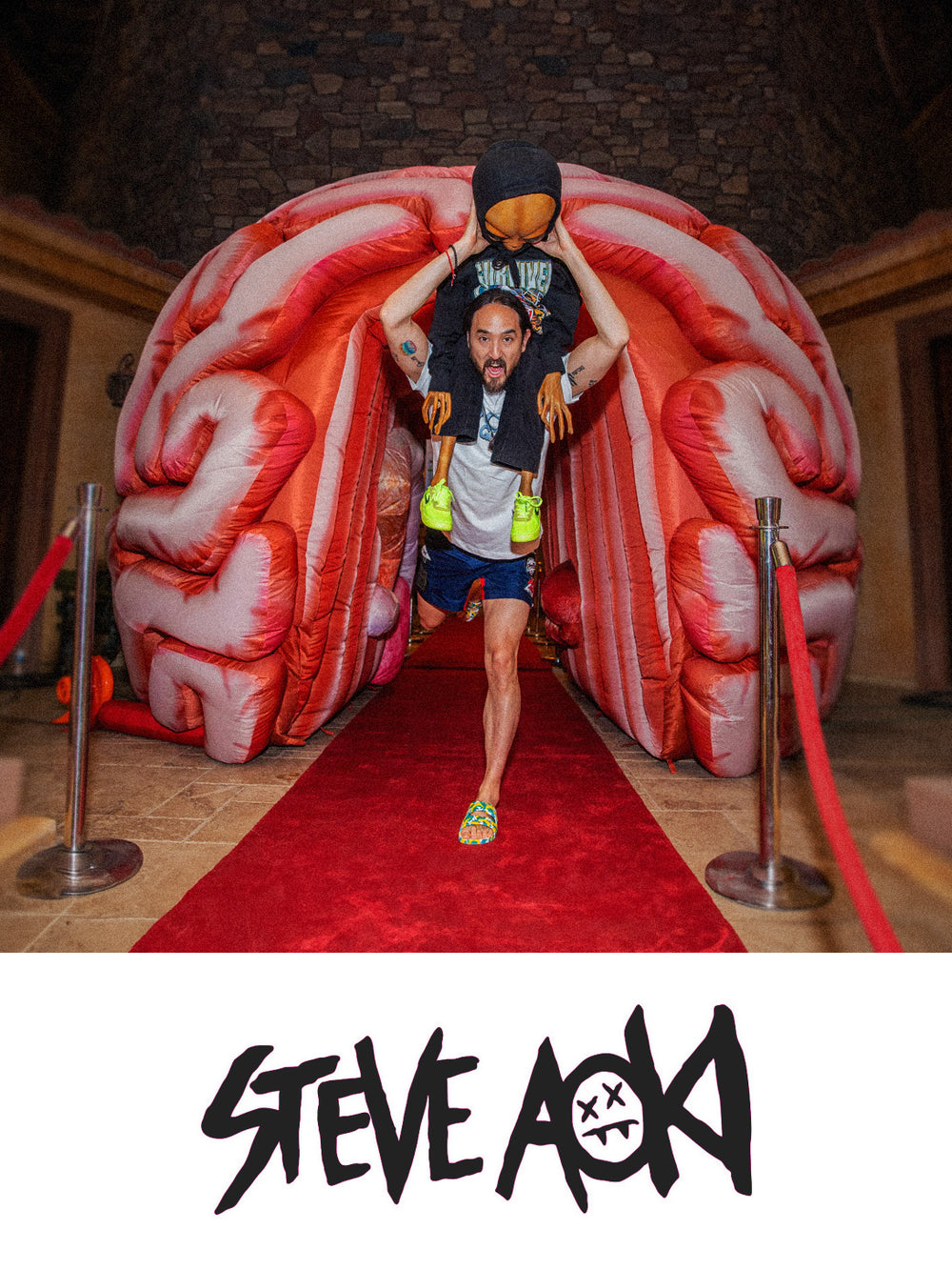 steve aoki inflatable