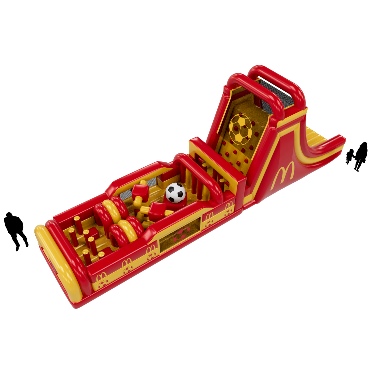 McDonald's obstacle course inflatable