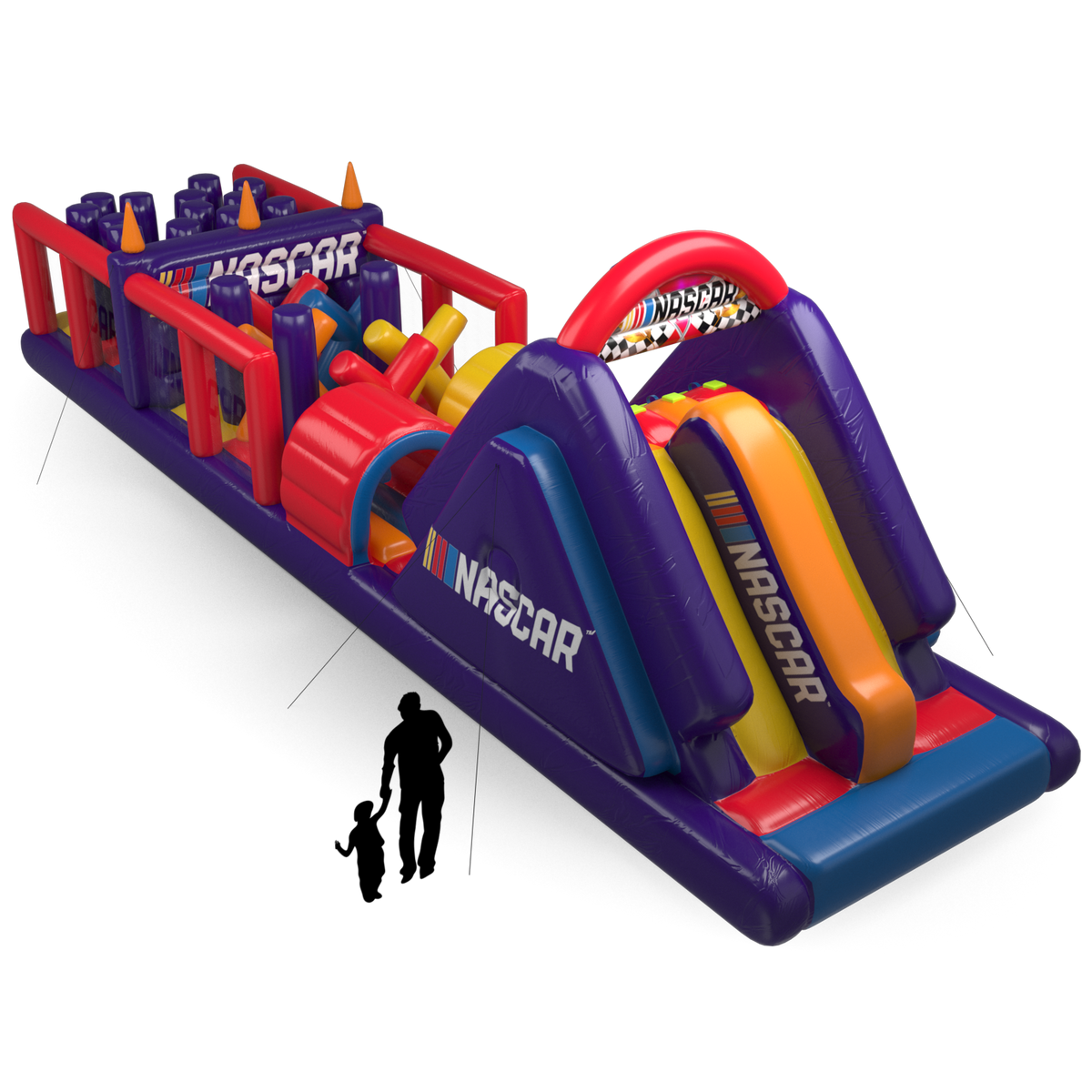 nascar obstacle course inflatable
