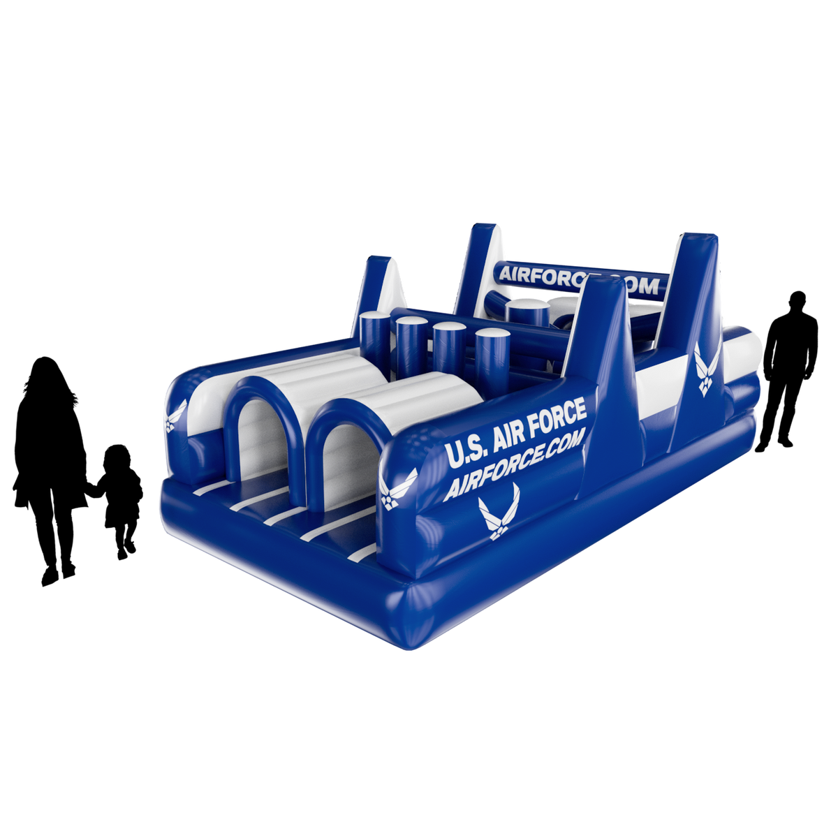 us airforce obstacle course inflatable