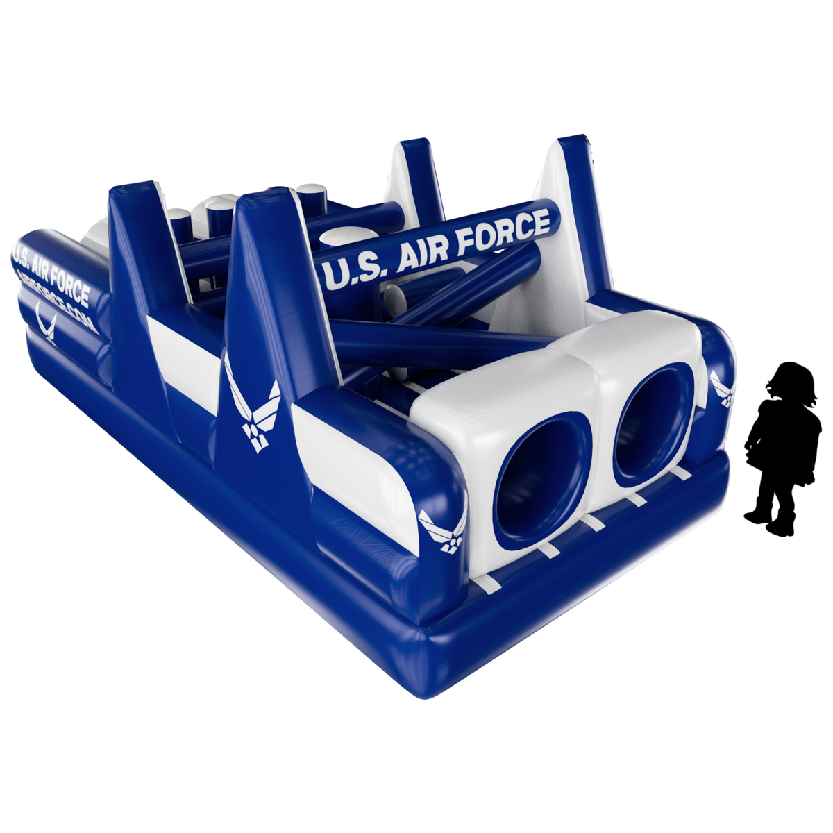 us airforce obstacle course inflatable