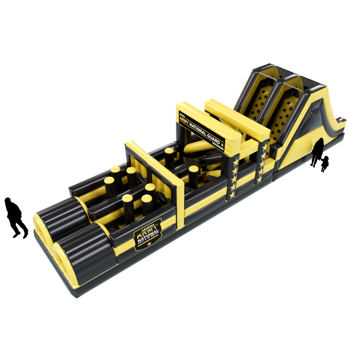 obstacle course custom inflatable
