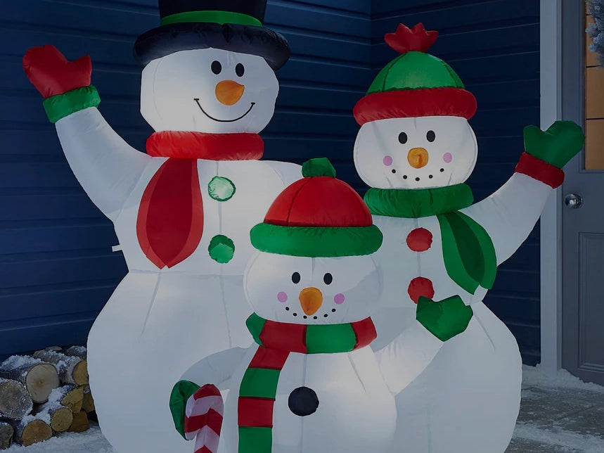 custom winter inflatables snowman