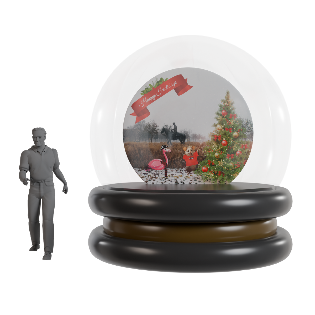 snow globe giant inflatable