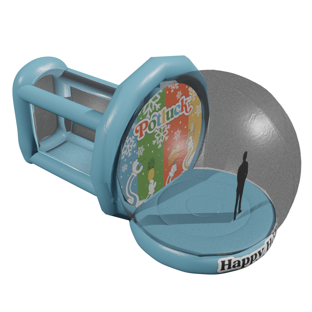 potluck snow globe inflatable