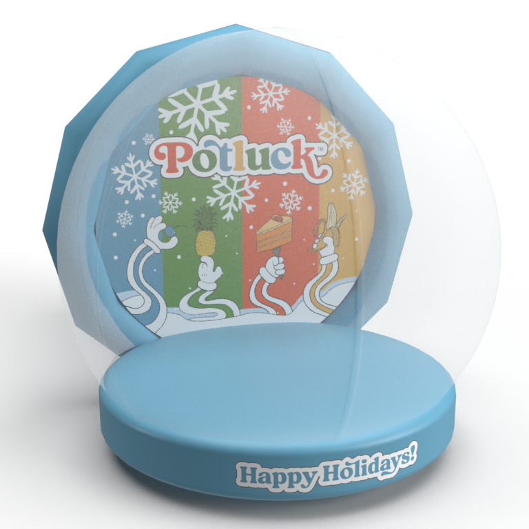 potluck snow globe inflatable