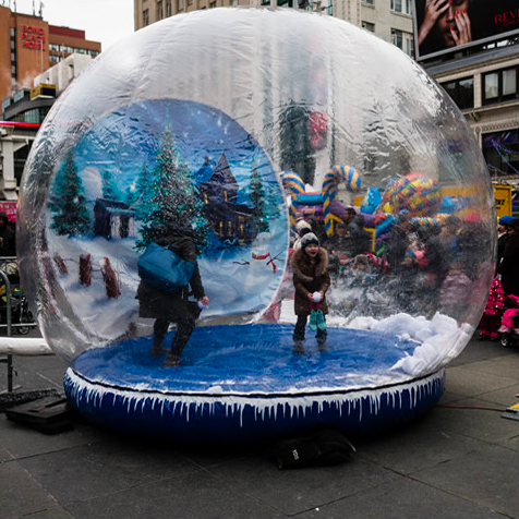 giant snow globe inflatable