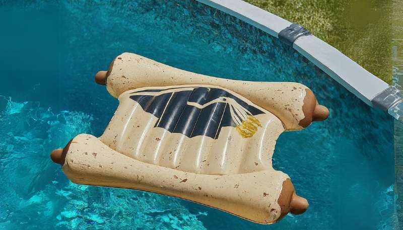 academic scroll float