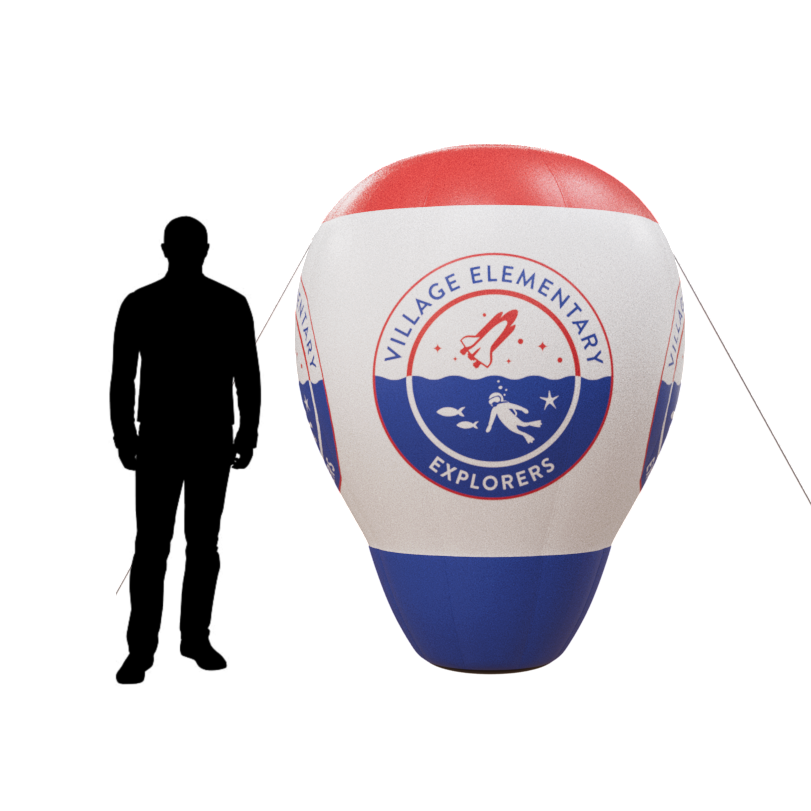 village elementary balloon inflatable