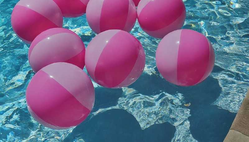 barbie pool balls