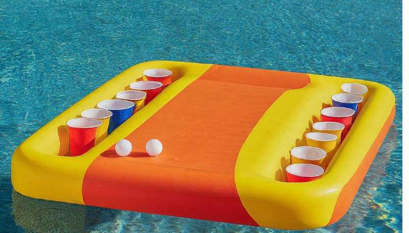 beer pong table for adults pool party