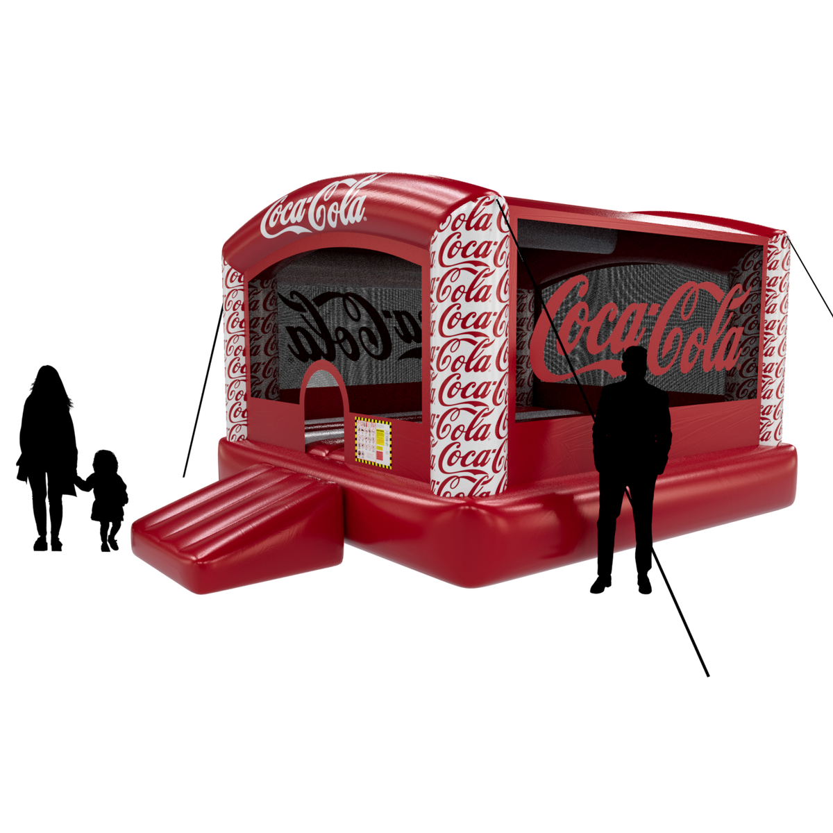 coca cola bounce house inflatable