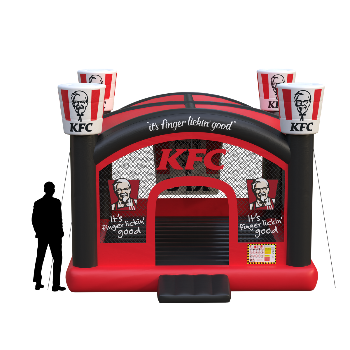 kfc custom bounce house inflatable