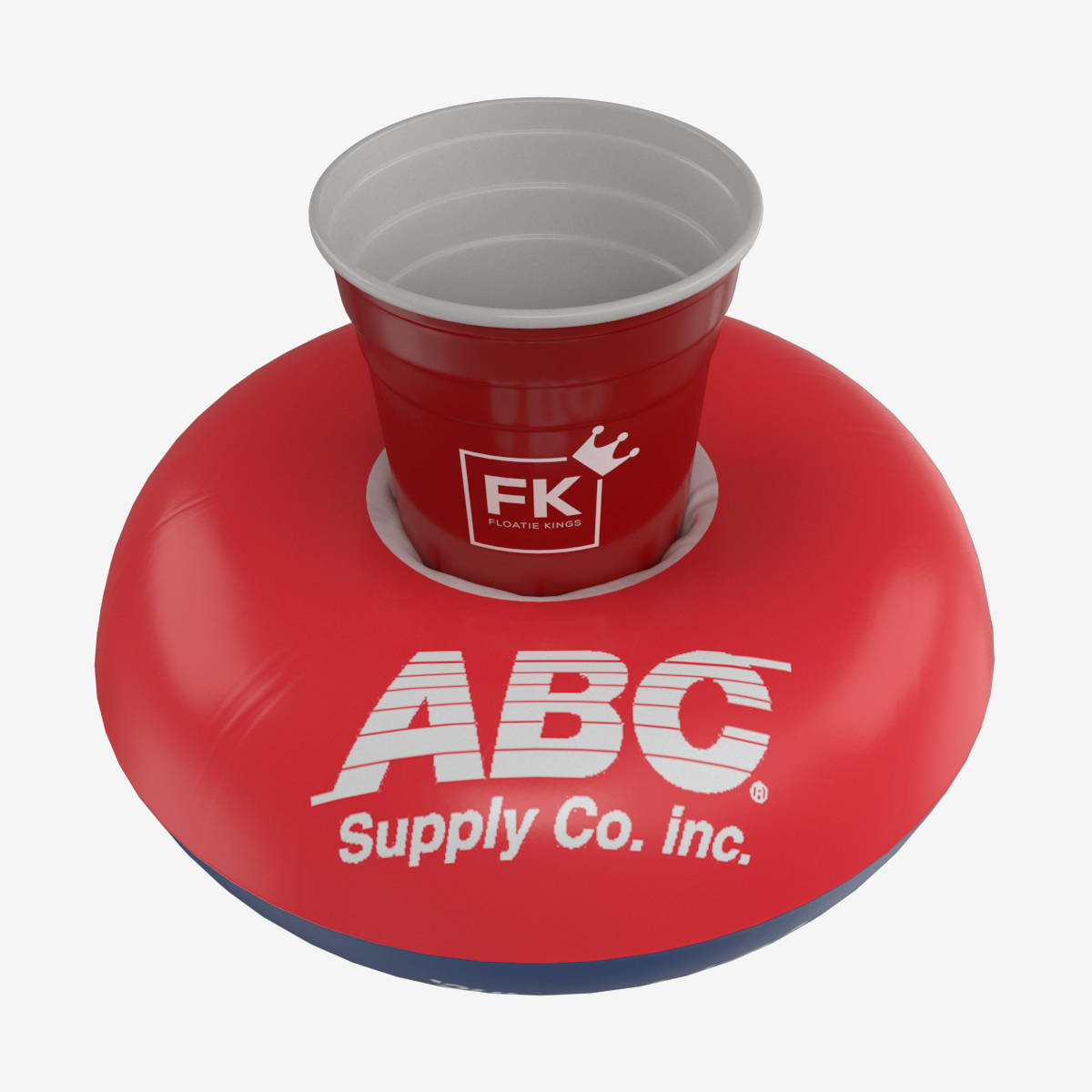 red abc custom cup holder inflatable