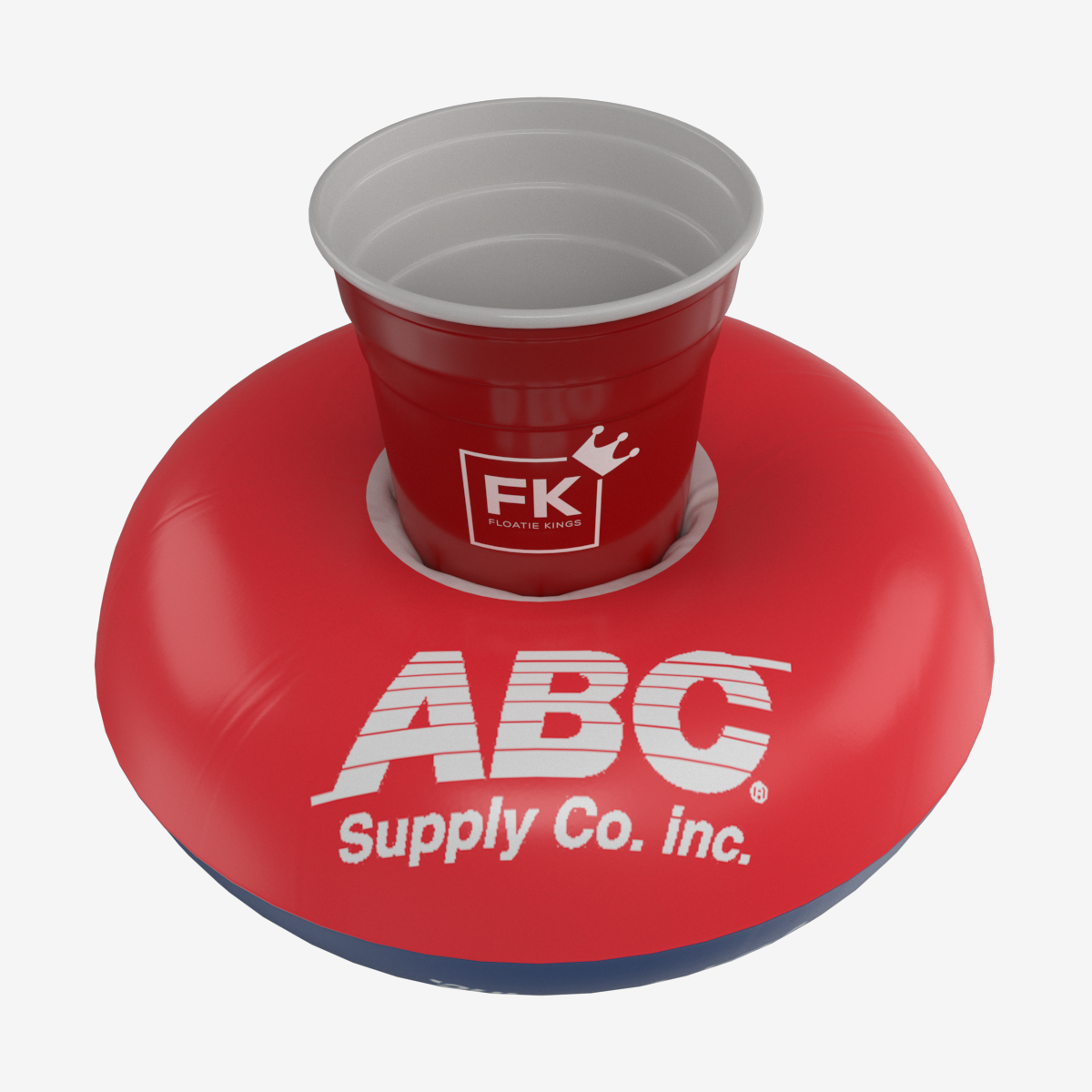 red abc custom cup holder inflatable 