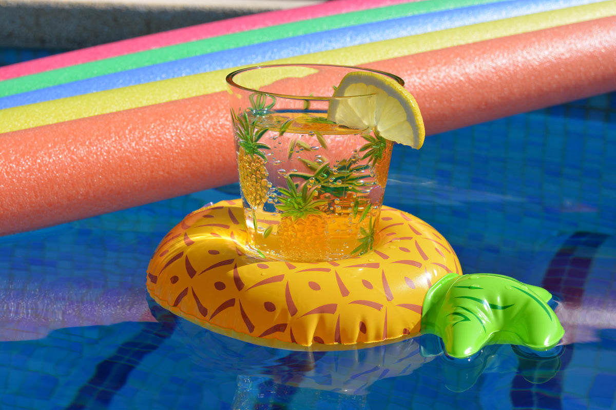 pineapple cup holder inflatable