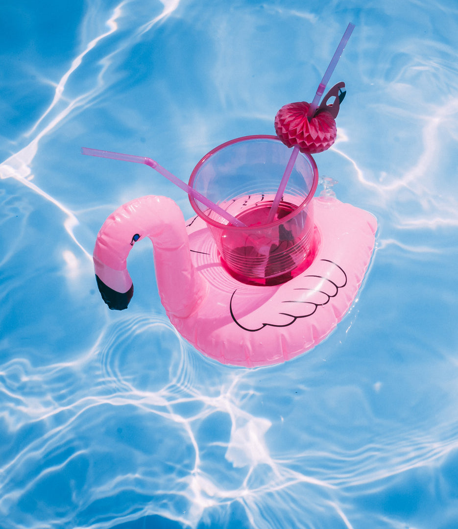 pink flamigo float