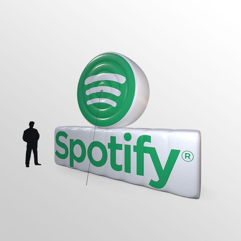 spotiy custom inflatable logo
