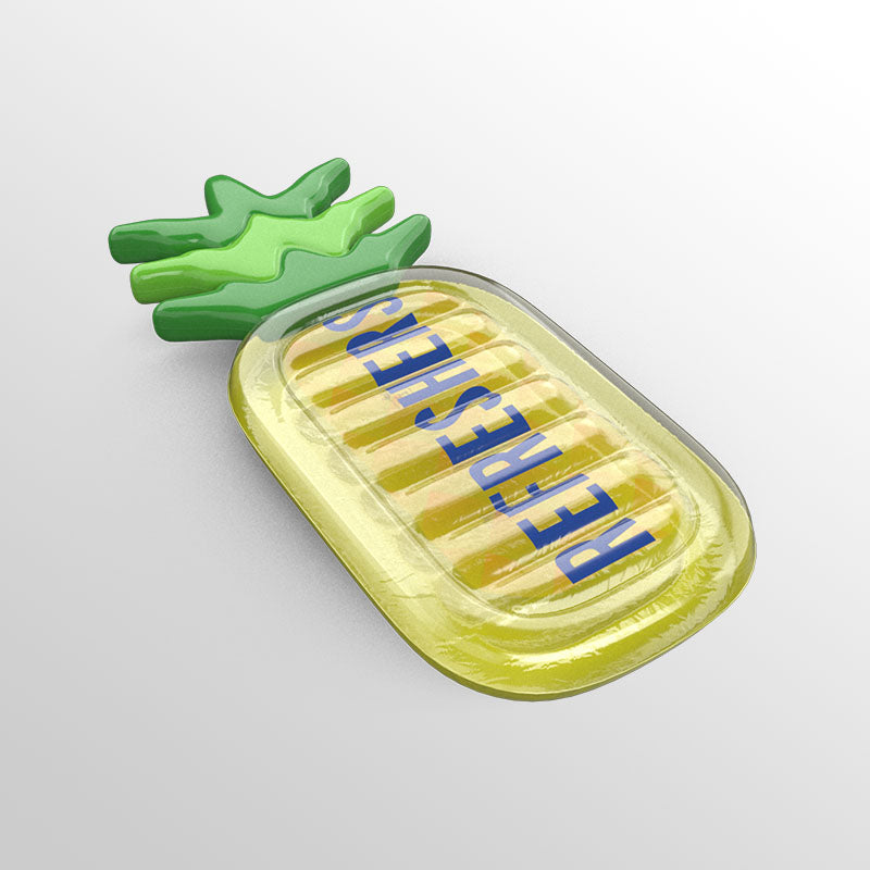 pineapple inflatable pool mattress