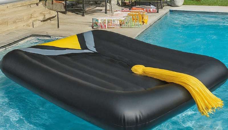 graduation gown float