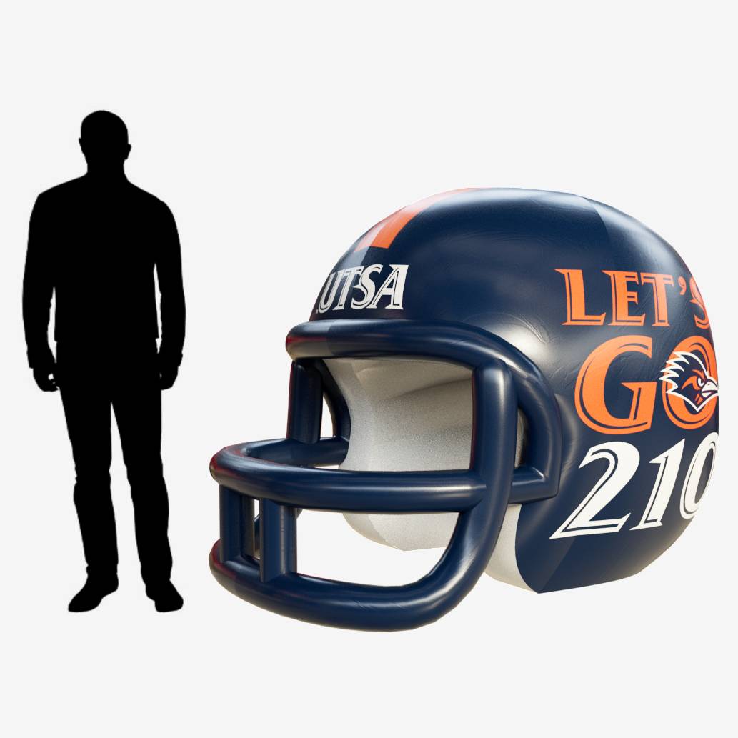 american football helmet custom Fanz Collectibles and offer endless customization options. Custom Inflatable InflateMe Football Helmet