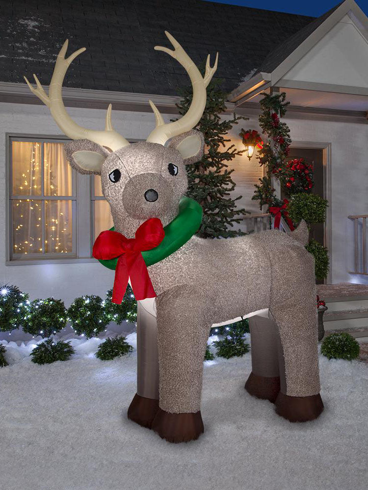 giant inflatable rudolph