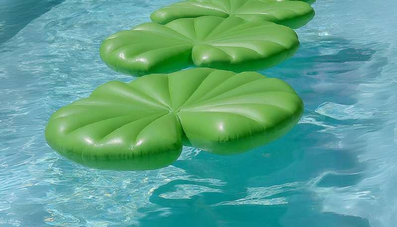 inflatable ily pads for hopping