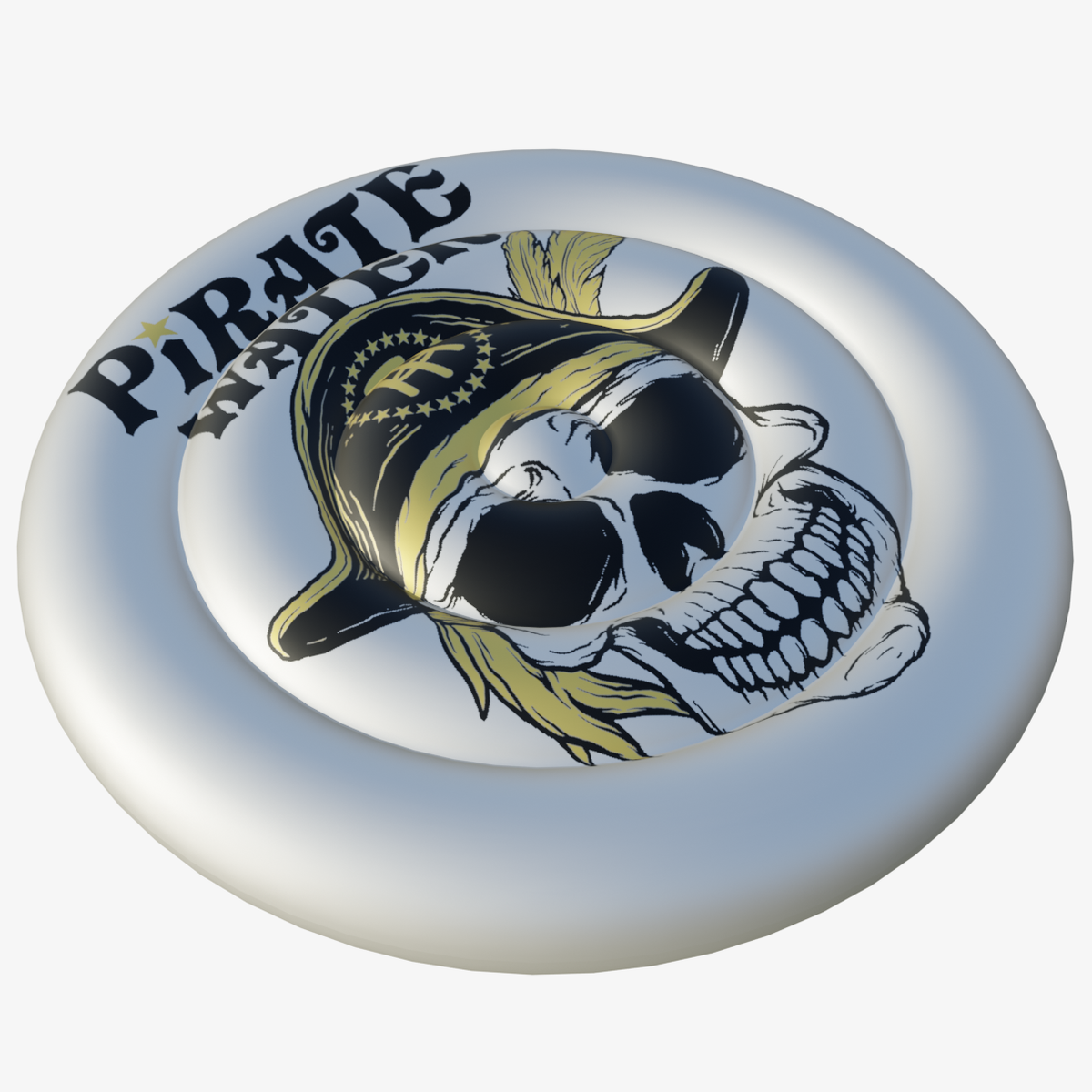 pirate water round lounger inflatable