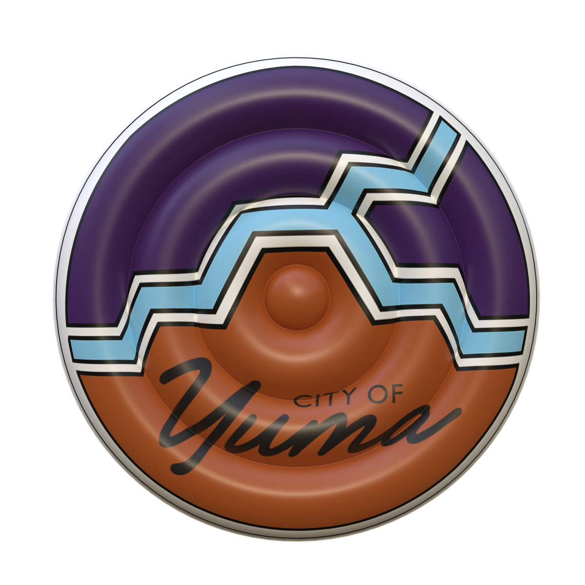 city of yuma round lounger float