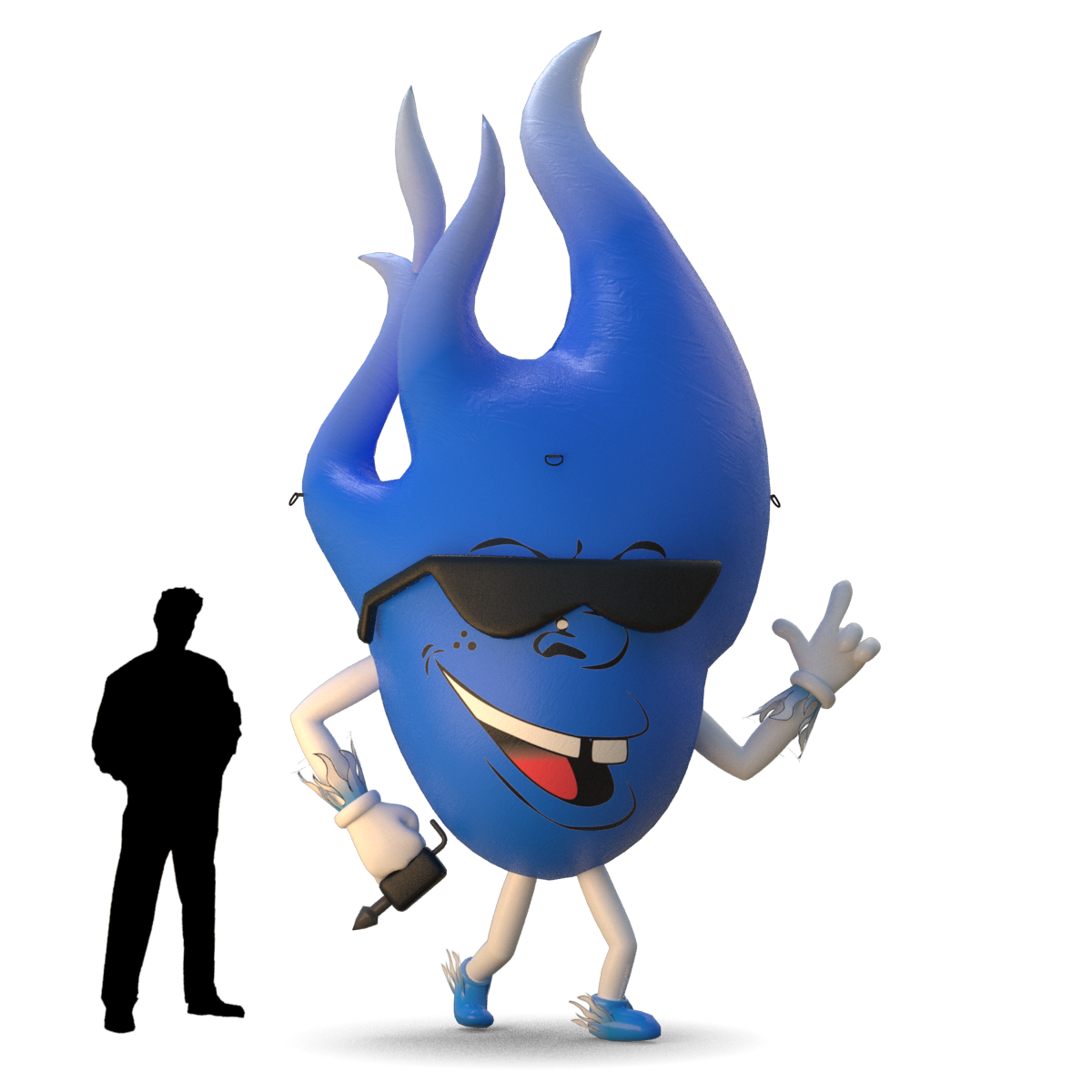 fun cartoon character inflatable