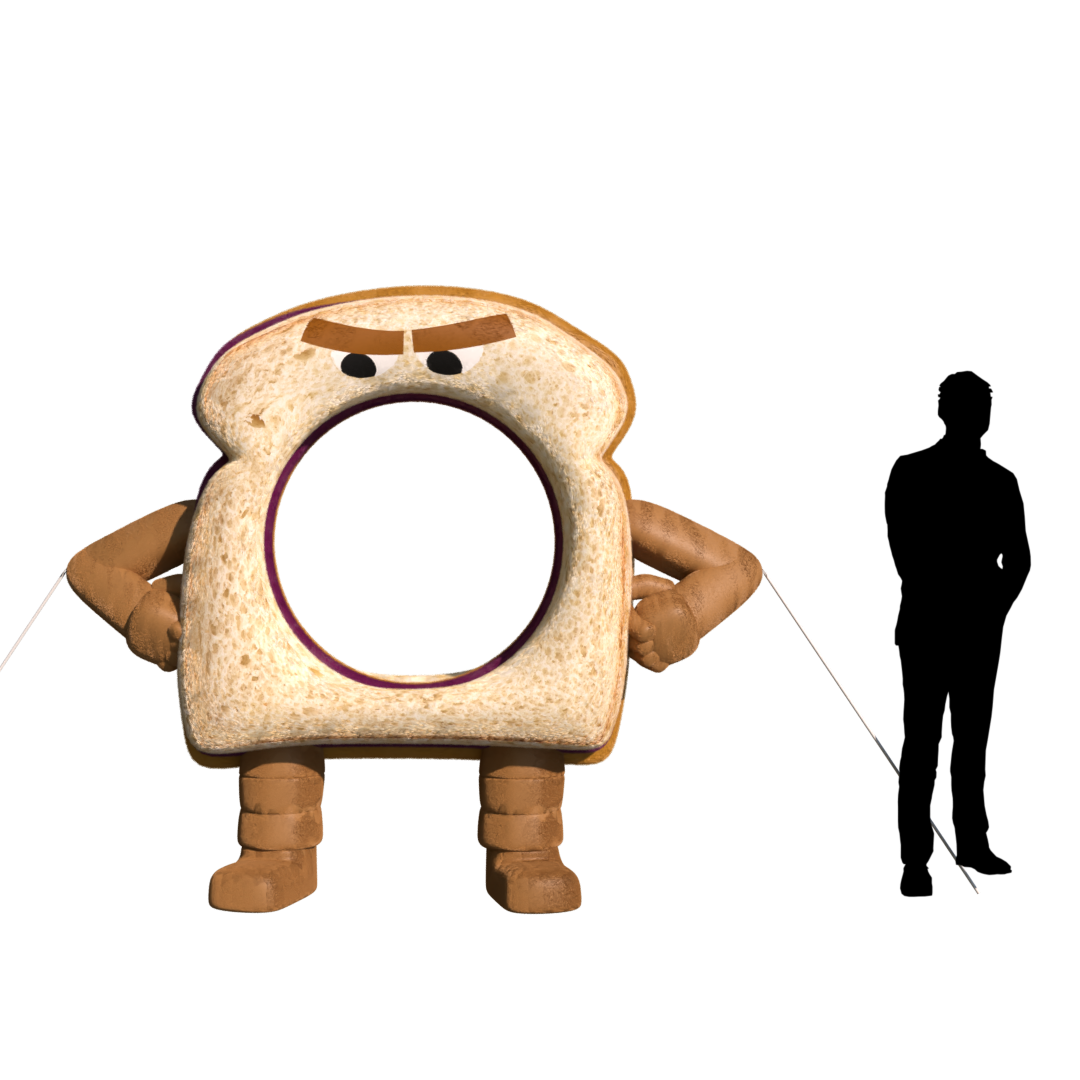 bread custom inflatable