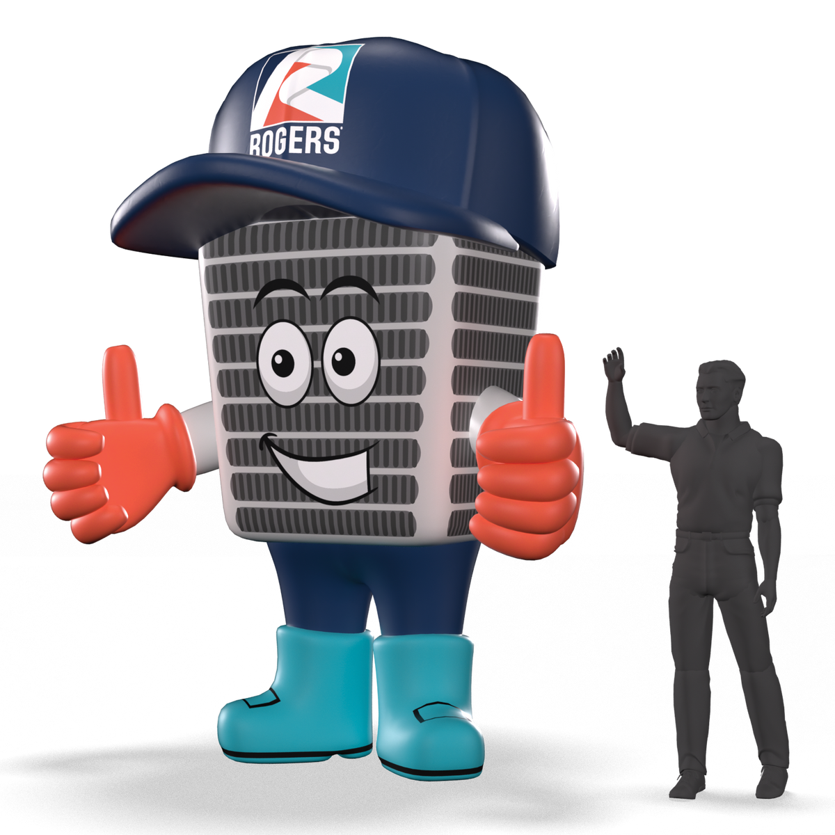 rogers giant character inflatable