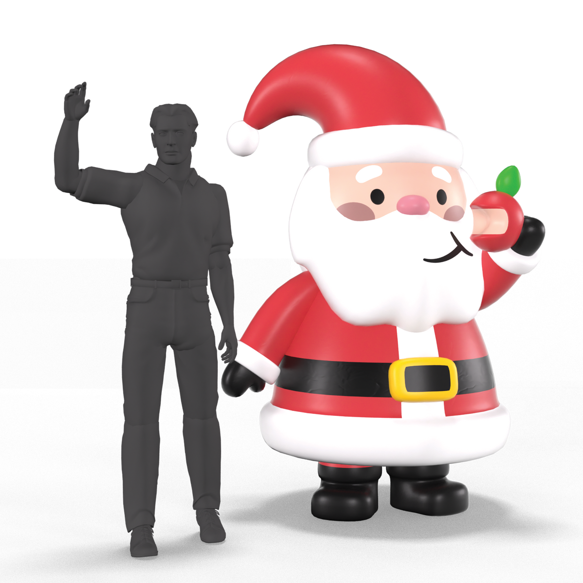 santa giant inflatable