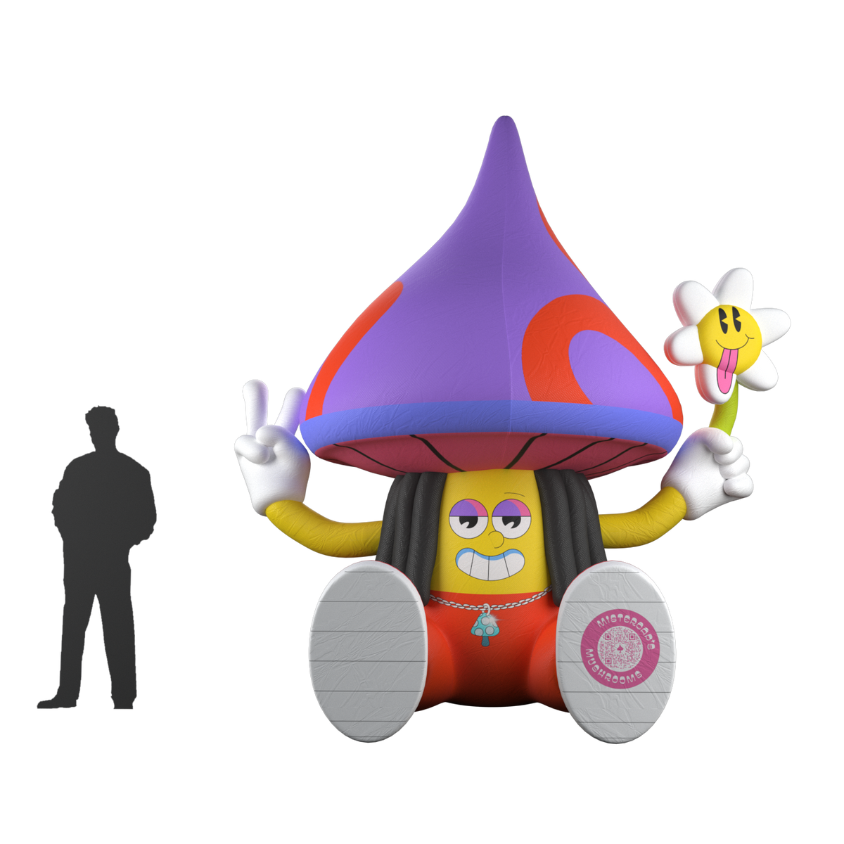 cartoon super custom character inflatable