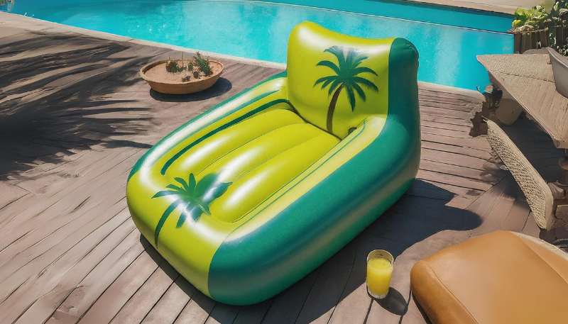 tropical lounge chair