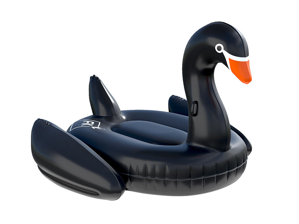 Black Swan Pool Float: Premium Inflatable – Floatie Kings
