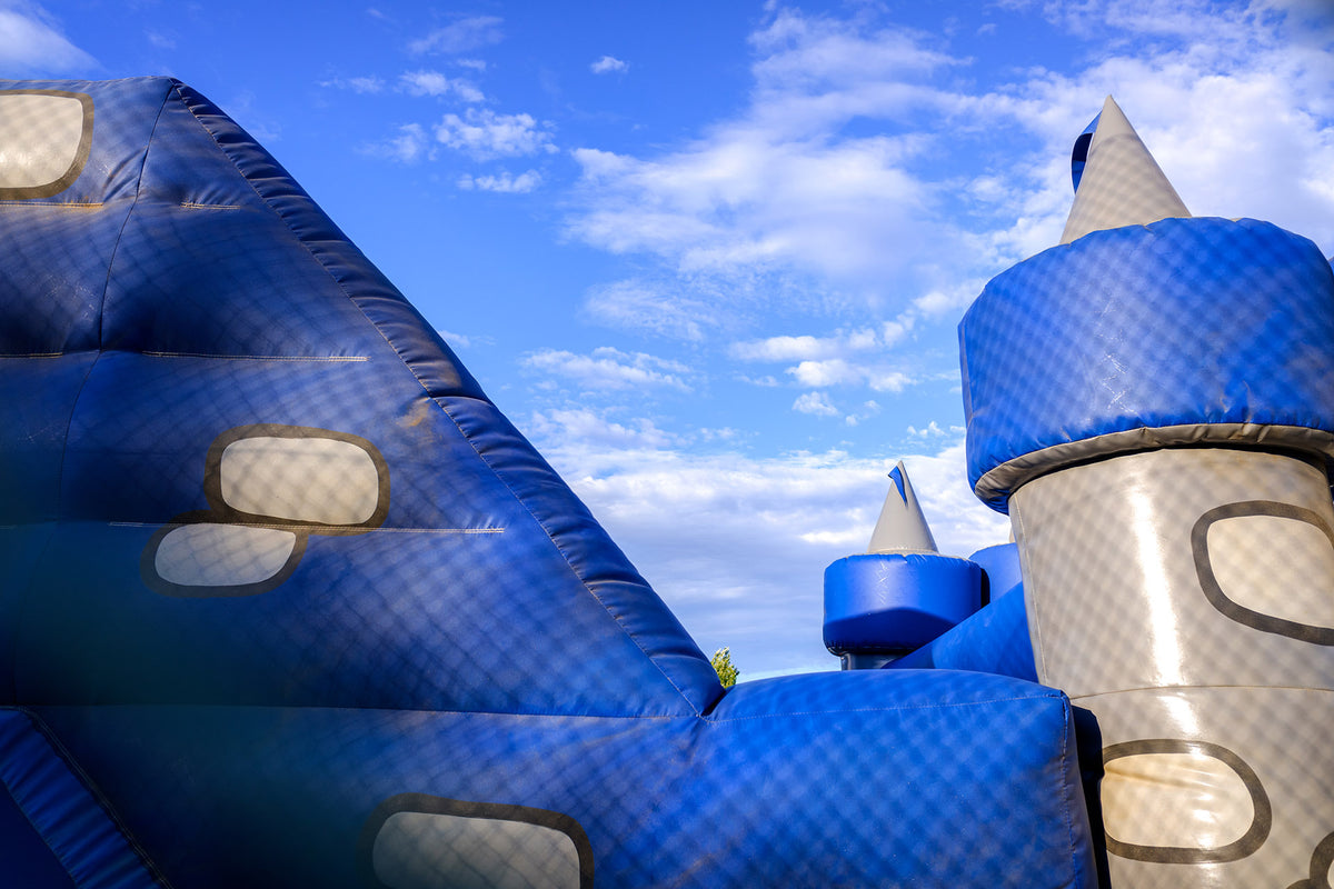 inflatable Bounce House blue