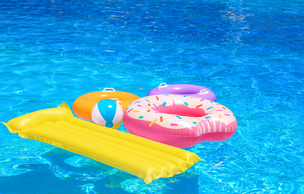 how to clean pool floats