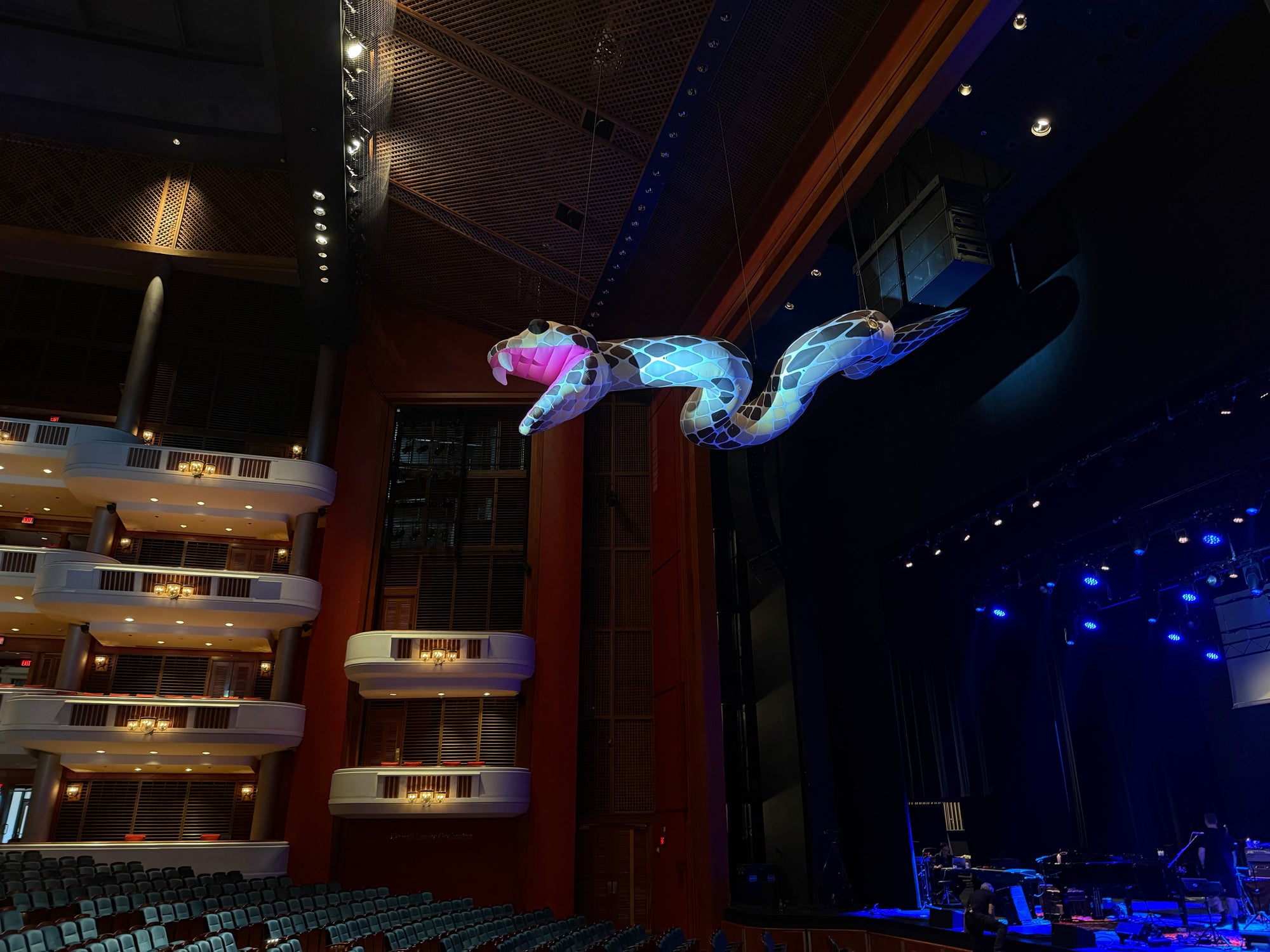 Inflatable Snake for Au Rene Theatre