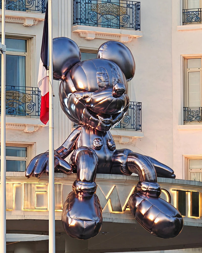 A Mirror Mickey Over Cannes