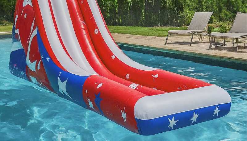 4th of july inflatable slide