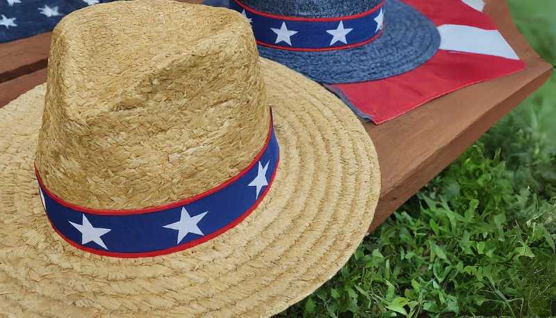 4th of july sun hats