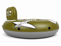 Heavy Duty River Tube with Cup Holder, Handles & D-Rings