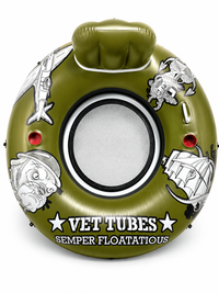Heavy Duty River Tube with Cup Holder, Handles & D-Rings