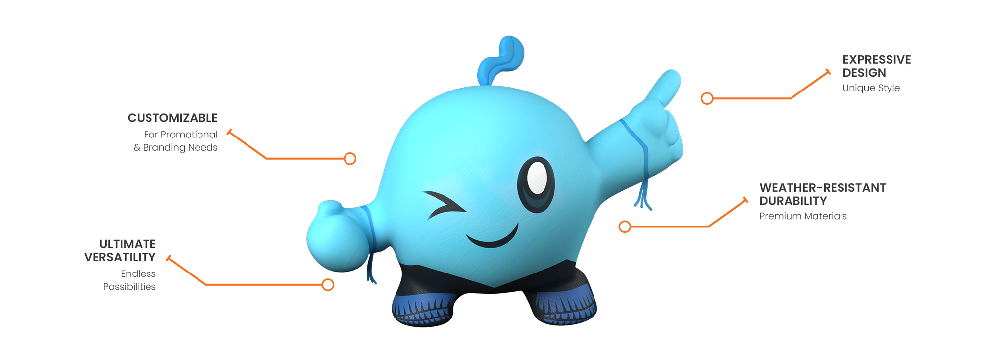 Giant Inflatable Character – Floatie Kings