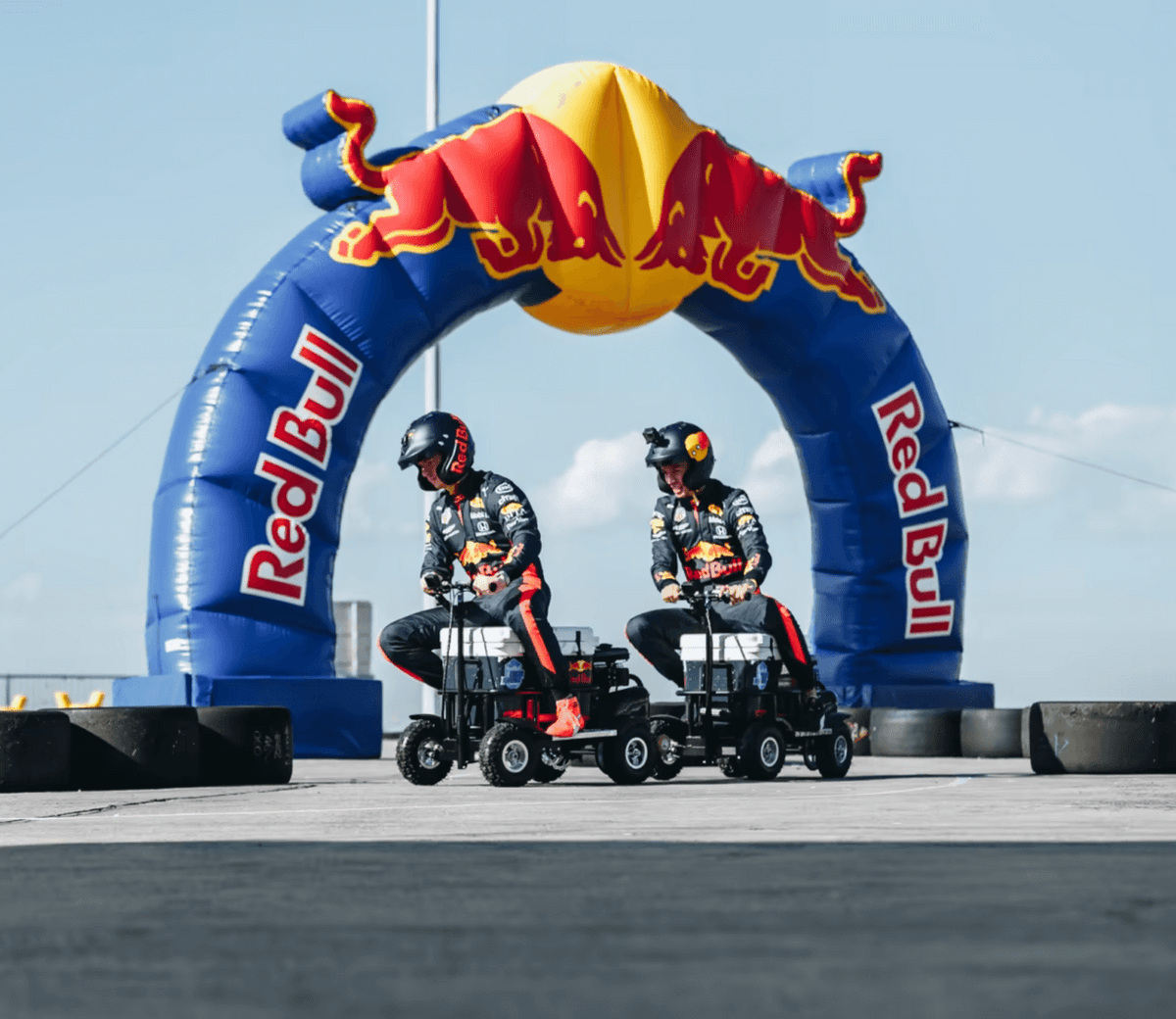 red bull inflatable arch 