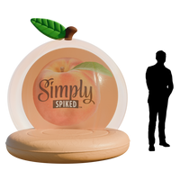 simply spiked snow globe inflatable