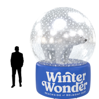 winter wonder snow globe inflatable