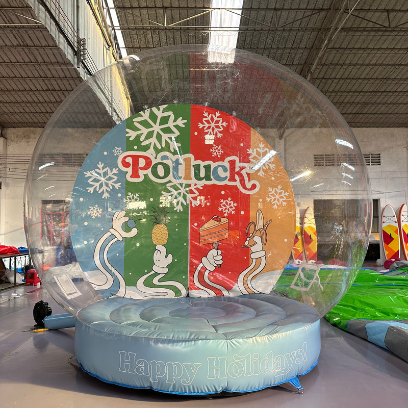 potluck snow globe inflatable